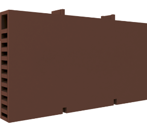 Вентиляционная коробочка (красно-коричневый) (160 шт/кор), Termoclip
