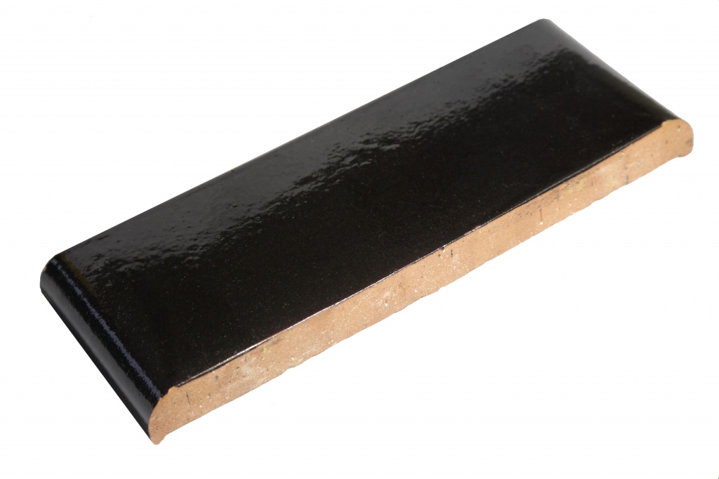 Парапетная плитка КР20 (190х110х25) темно-коричневый глазурь