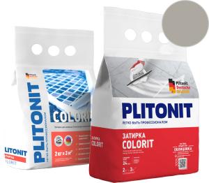 Затирка для швов PLITONIT Colorit (серая) -2