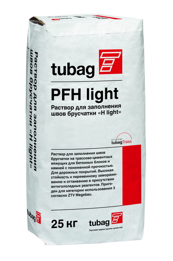 PFH-light Раствор для заполнения швов брусчатки «H light» серый, 25кг