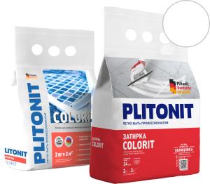 Затирка для швов PLITONIT Colorit (белая) -2