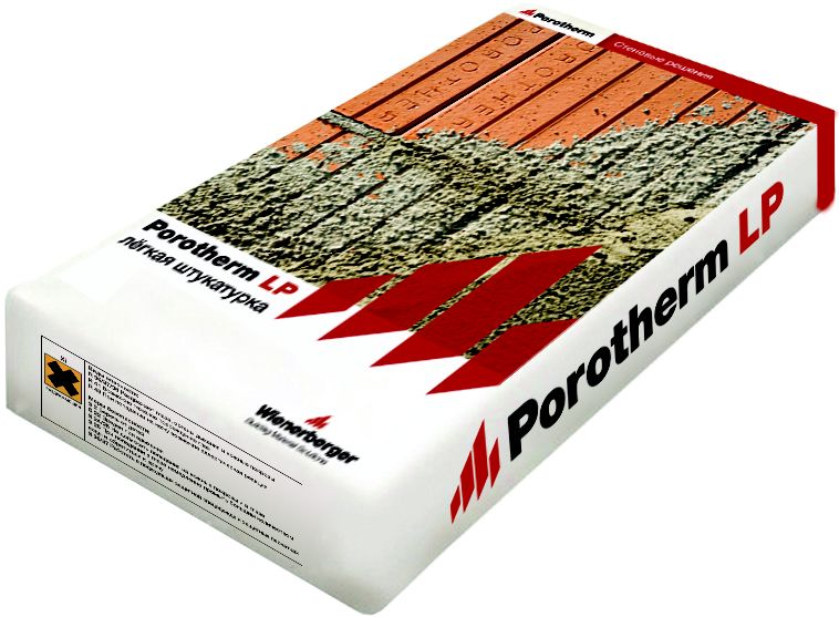 Легкая штукатурка Porotherm LP