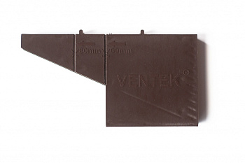 Вентиляционная коробочка универсальная VENTEK (коричневый)