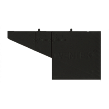 Вентиляционная коробочка универсальная VENTEK (черный)